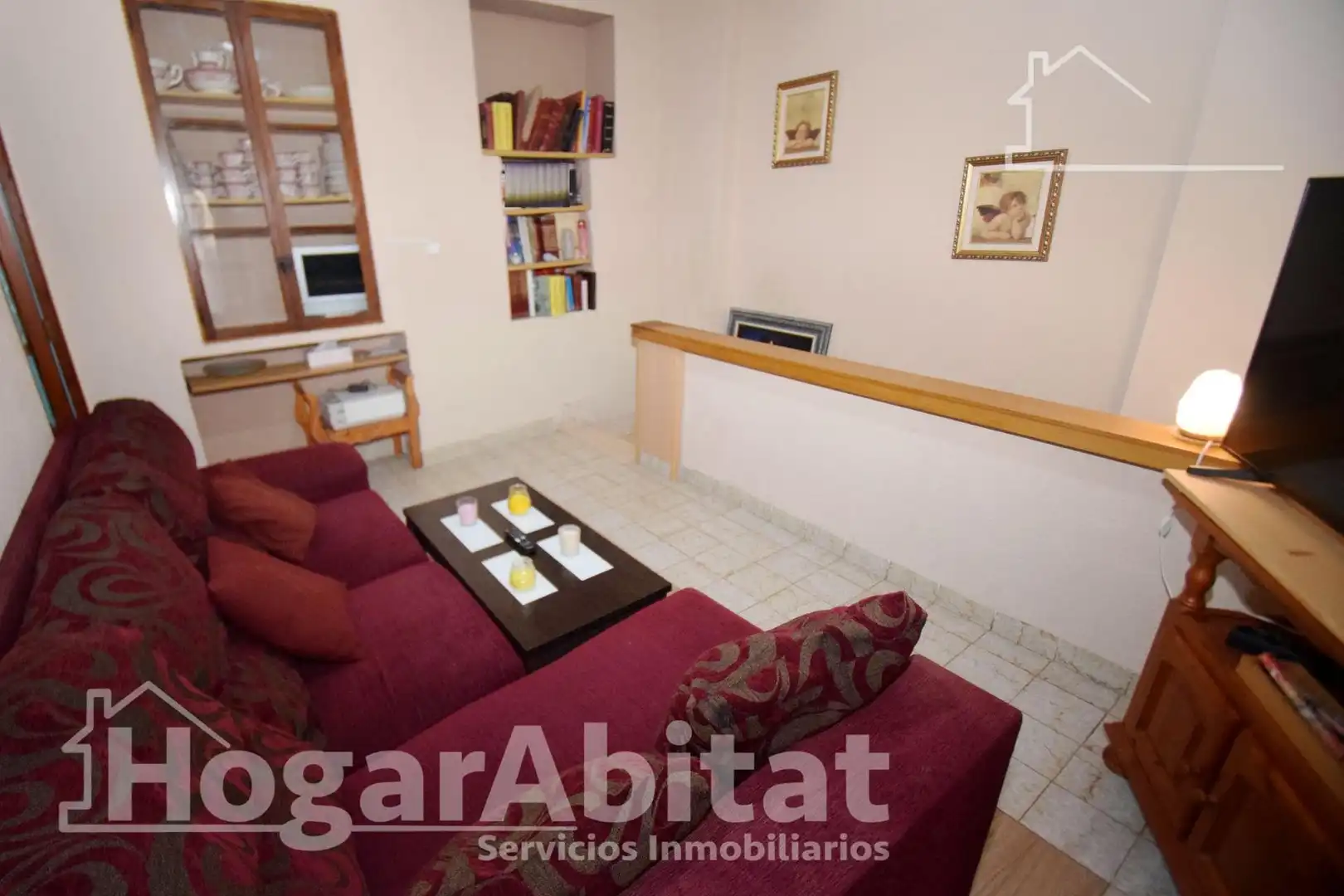 Wohnzimmer von Haus oder Chalet zum Verkauf in Burriana / Borriana mit Heizung, Terrasse und Möbliert