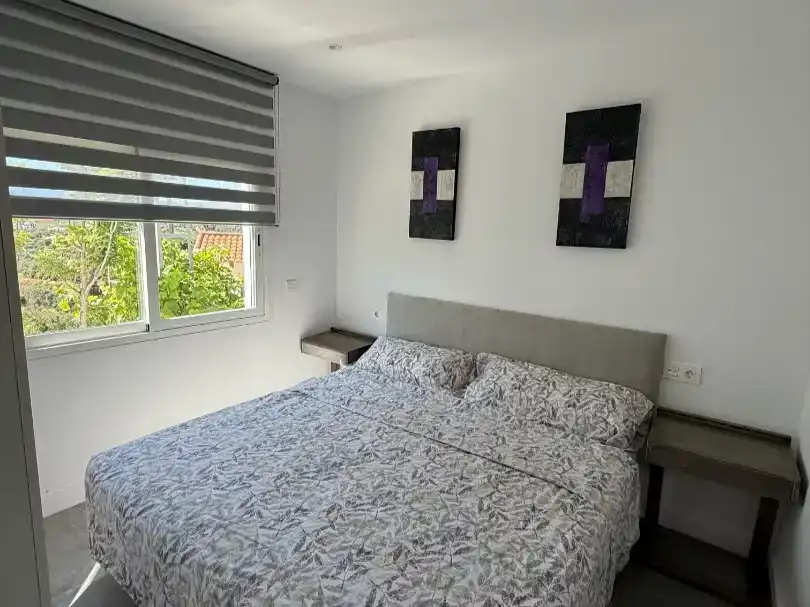 Schlafzimmer von Einfamilien-Reihenhaus zur Miete in Guaro mit Klimaanlage, Schwimmbad und Möbliert