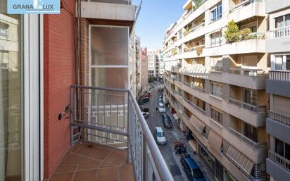 Exterior view of Flat for sale in  Granada Capital  with Heating and Balcony