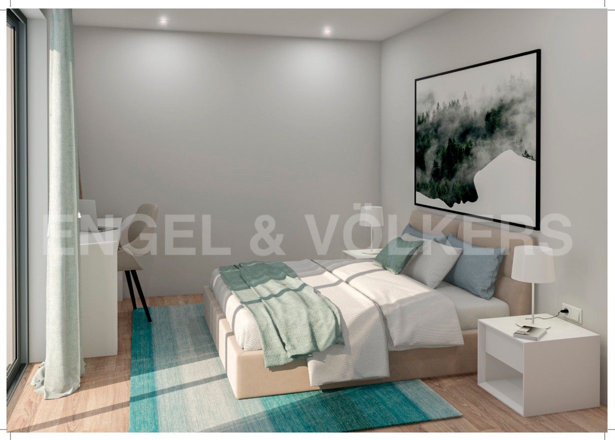 Bedroom of Apartment for sale in Cubelles  with Air Conditioner, Heating and Private garden