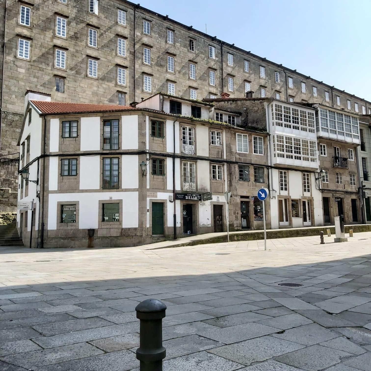 Exterior view of House or chalet for sale in Santiago de Compostela 