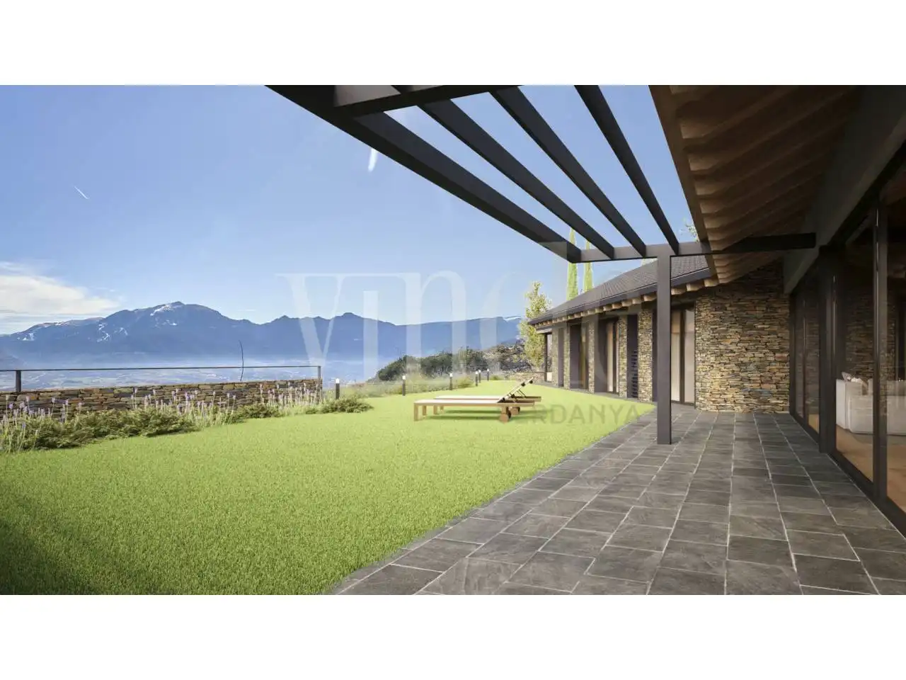 Terraza de Casa o chalet en venta en Ger con Calefacción, Jardín privado y Parquet