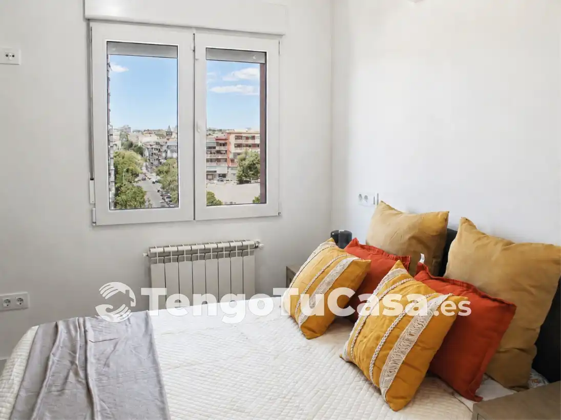 Schlafzimmer von Wohnung zum Verkauf in Madrid mit Klimaanlage, Heizung und Parkett