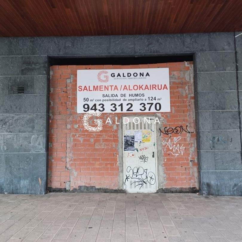 Vista exterior de Local de lloguer en Donostia - San Sebastián 
