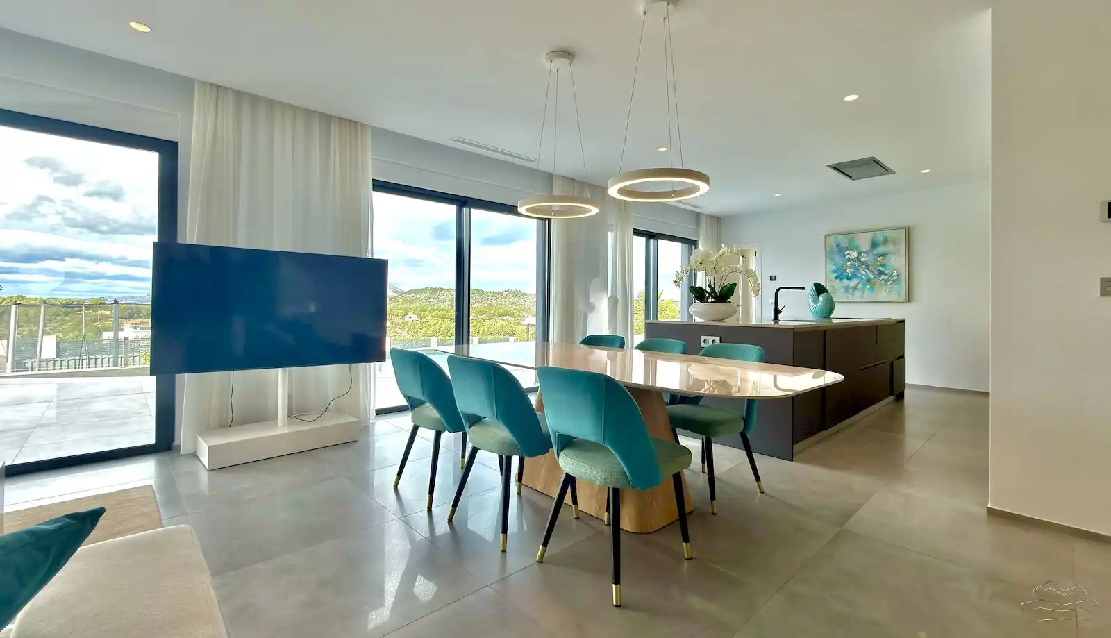 Dining room of Houses for sale in Jávea / Xàbia  with Air Conditioner, Heating and Private garden