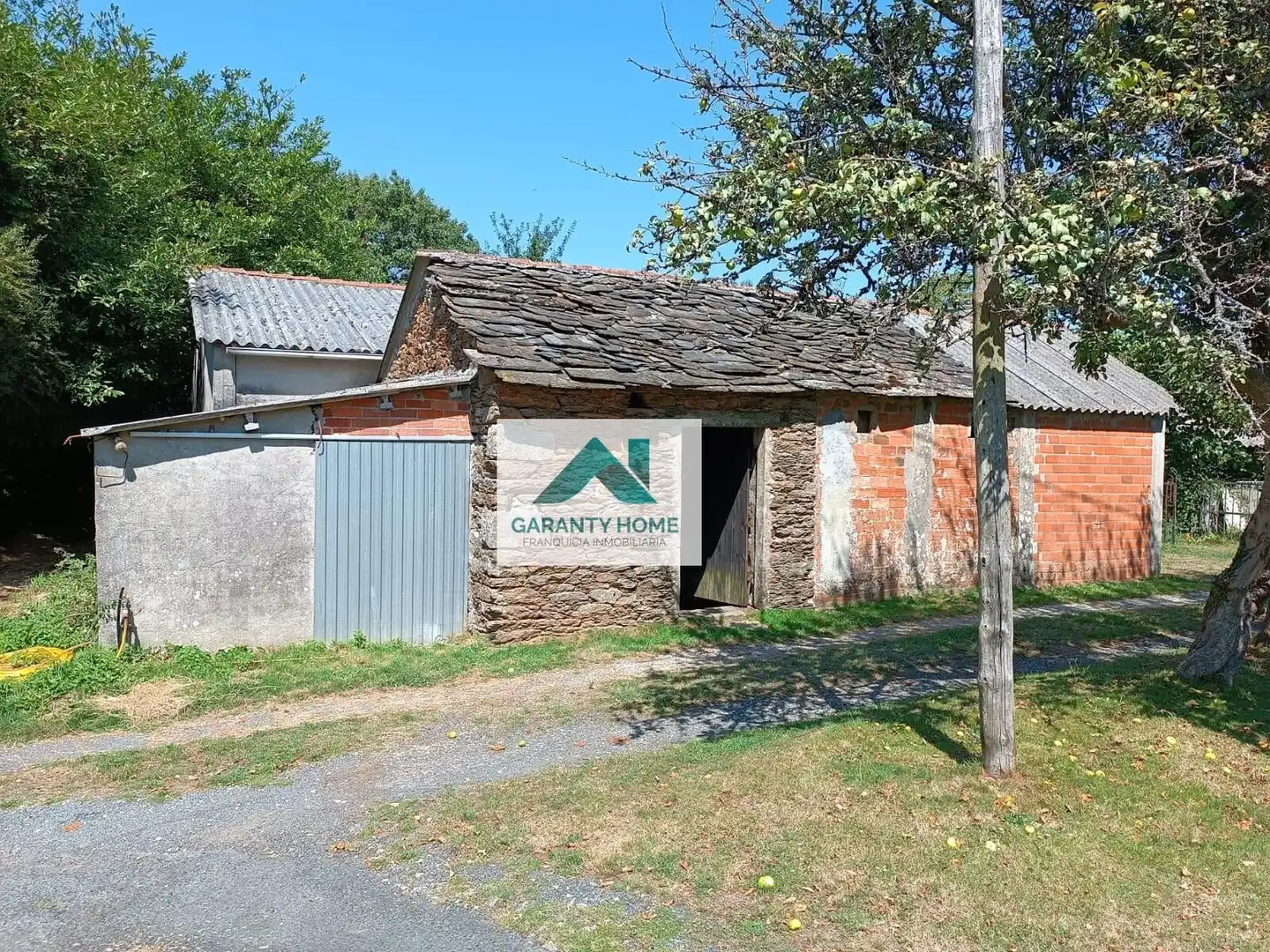 Vista exterior de Casa o chalet en venta en Aranga con Jardín privado