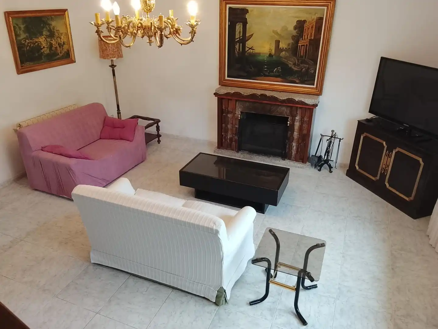Wohnzimmer von Maisonette zum Verkauf in Valdemaqueda mit Heizung, Privatgarten und Terrasse