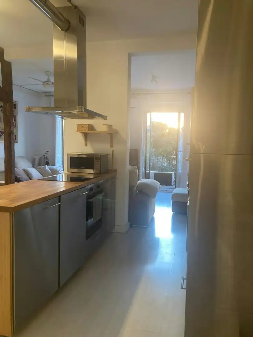 Küche von Wohnung zur Miete in Madrid mit Klimaanlage, Heizung und Möbliert