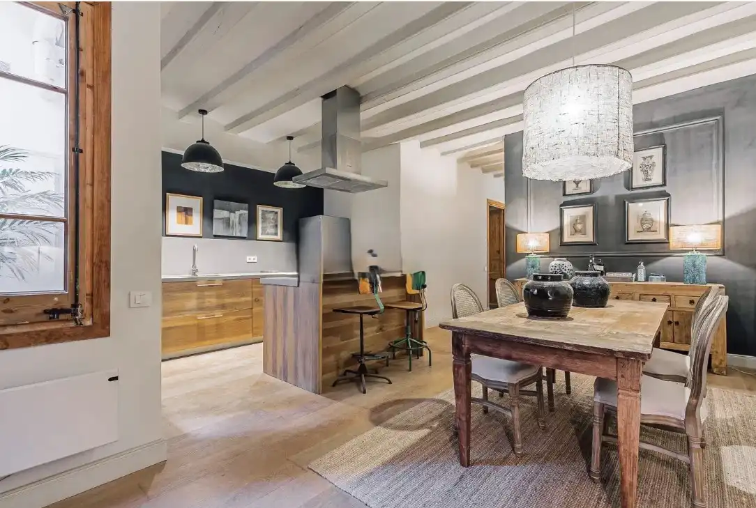 Cocina de Piso en venta en Barcelona con Aire acondicionado, Parquet y Horno