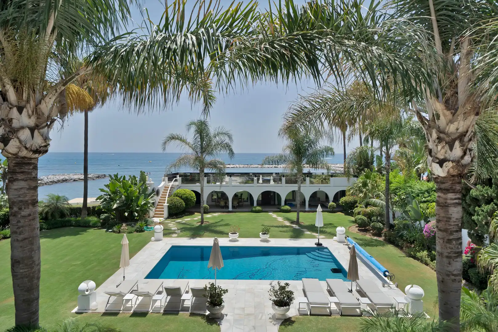 Garten von Haus oder Chalet zur Miete in Marbella mit Heizung, Privatgarten und Terrasse