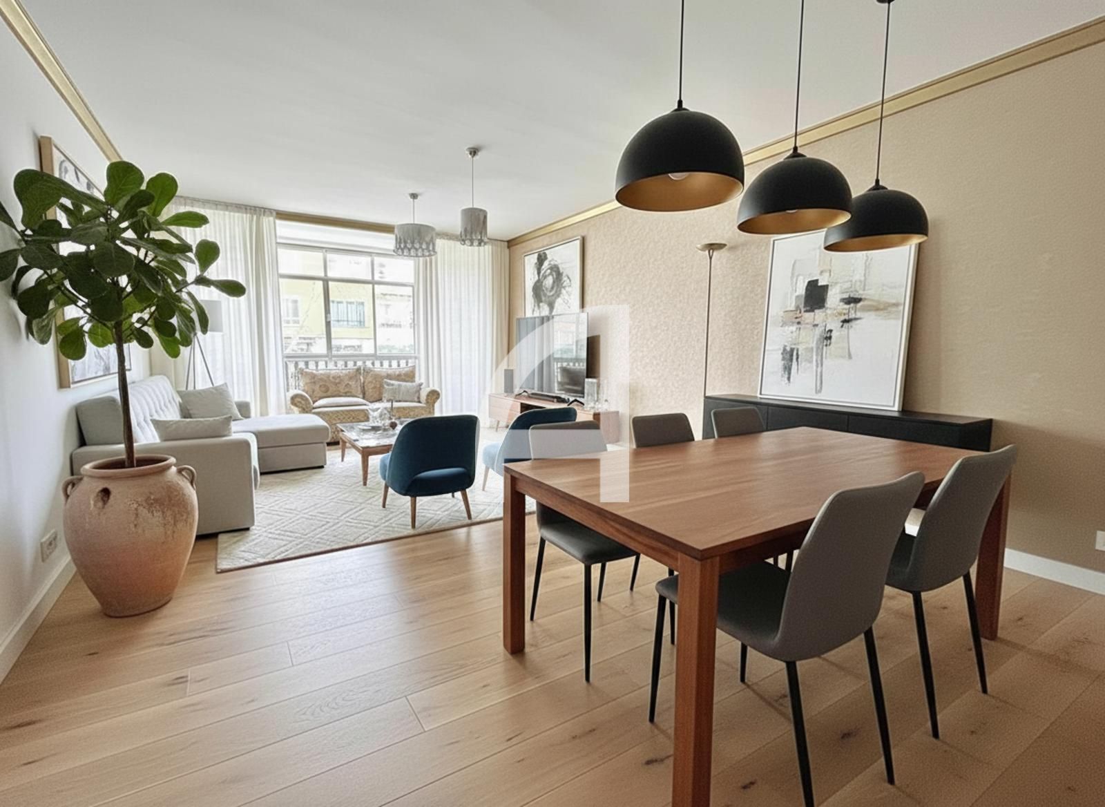 Menjador de Pis en venda en  Madrid Capital amb Calefacció i Terrassa