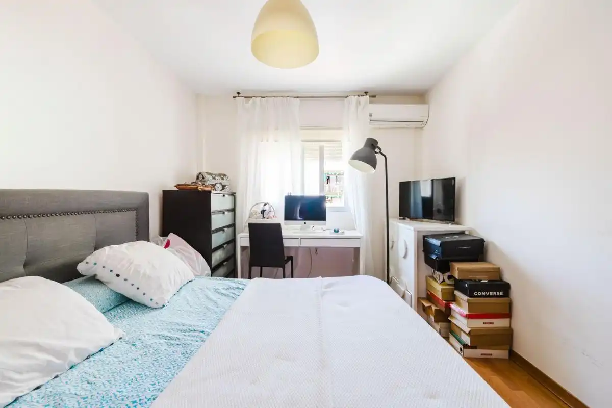 Bedroom of Flat for sale in Málaga  with Air Conditioner, Heating and Terrace