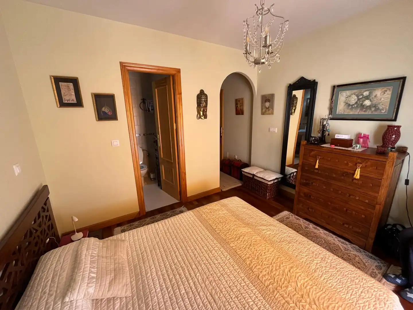 Bedroom of Detached homes for sale in San Román de los Montes  with Air Conditioner, Heating and Private garden