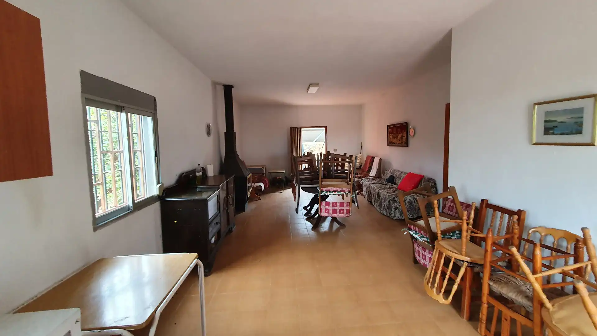 Sala d'estar de Finca rústica en venda en Tavernes de la Valldigna amb Calefacció, Jardí privat i Terrassa