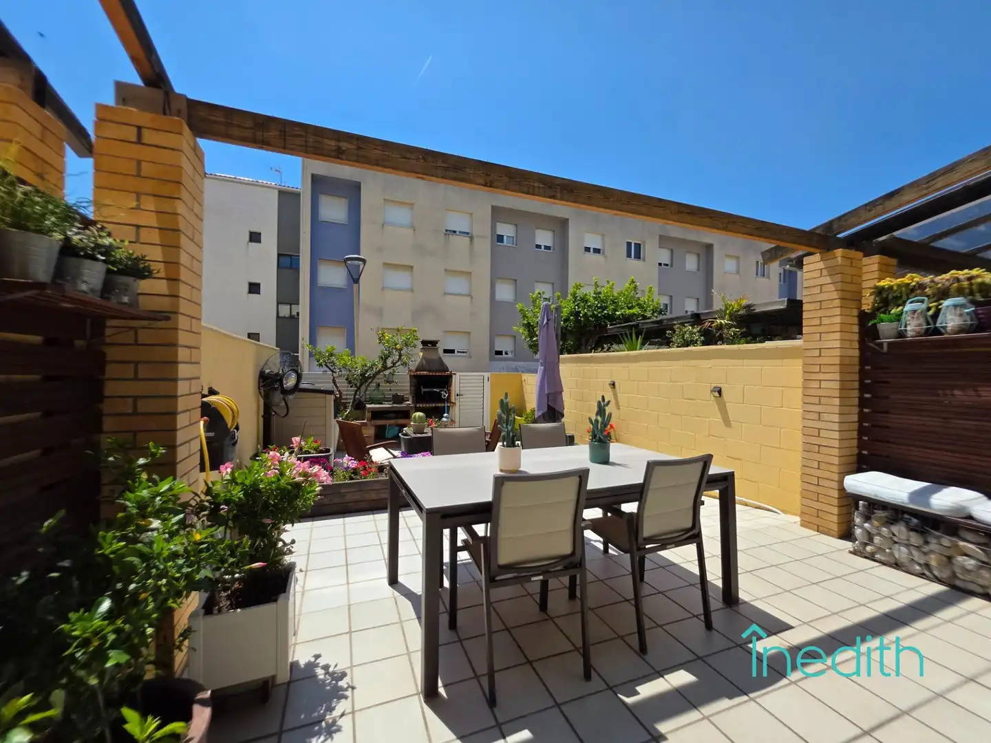 Terraza de Casa o chalet en venta en Cubelles con Aire acondicionado, Calefacción y Jardín privado