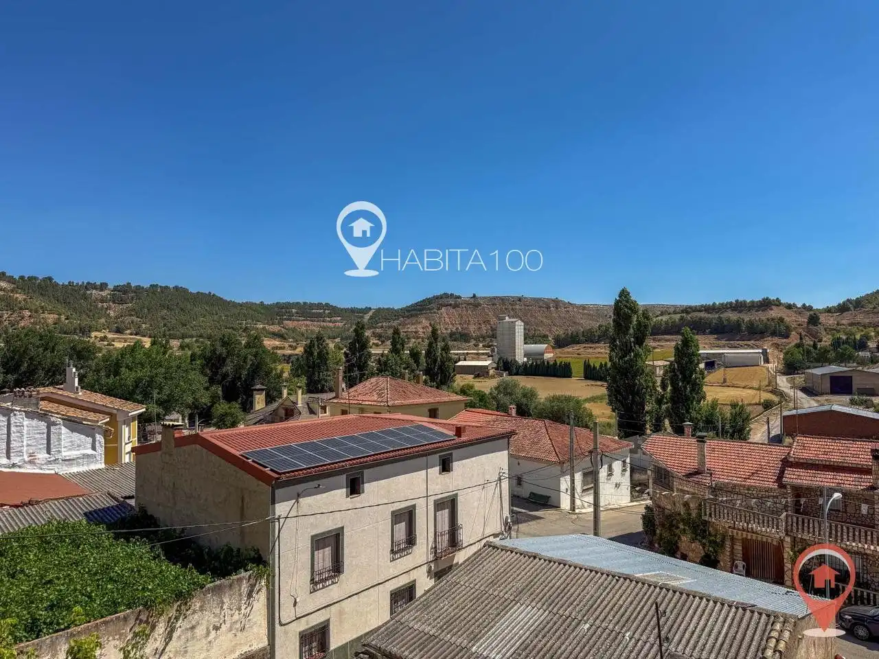 Vista exterior de Casa o chalet en venta en Cañaveras con Aire acondicionado, Calefacción y Terraza