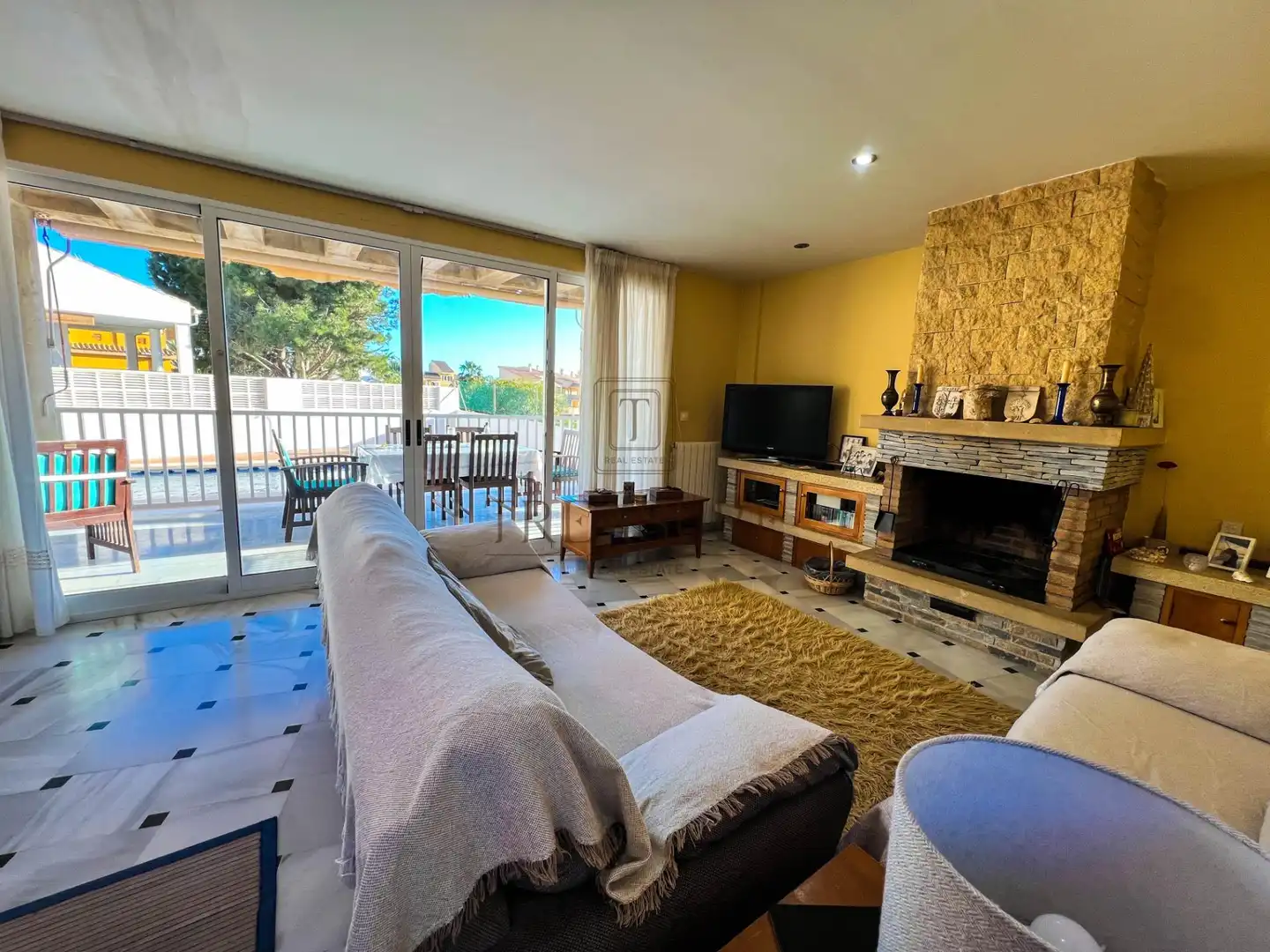 Sala de estar de Casa o chalet en venta en Cartagena con Aire acondicionado, Jardín privado y Terraza