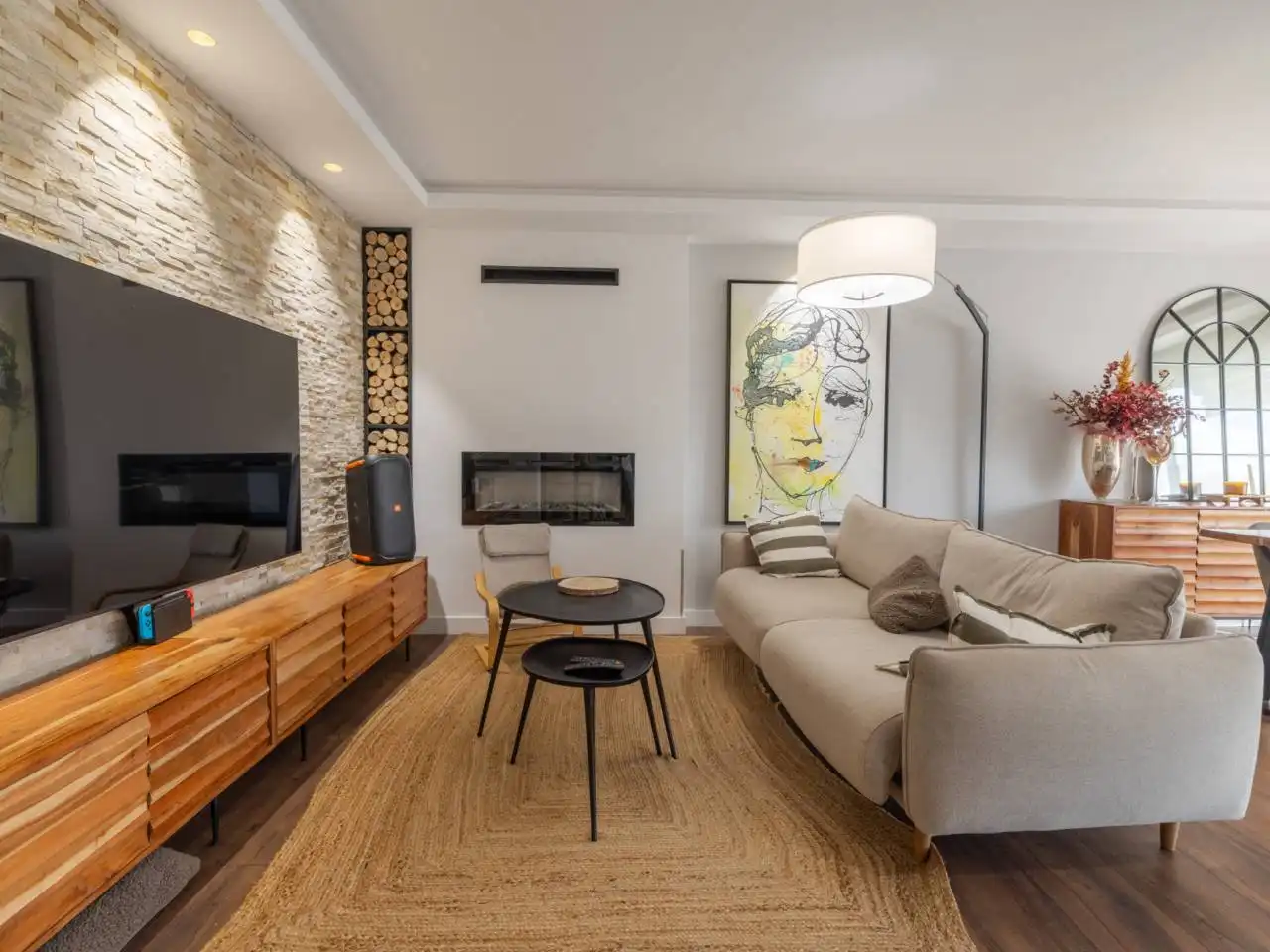Living room of Attic for sale in Reus  with Air Conditioner, Heating and Parquet flooring