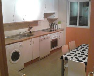Kitchen of Flat for sale in  Madrid Capital  with Air Conditioner, Heating and Private garden
