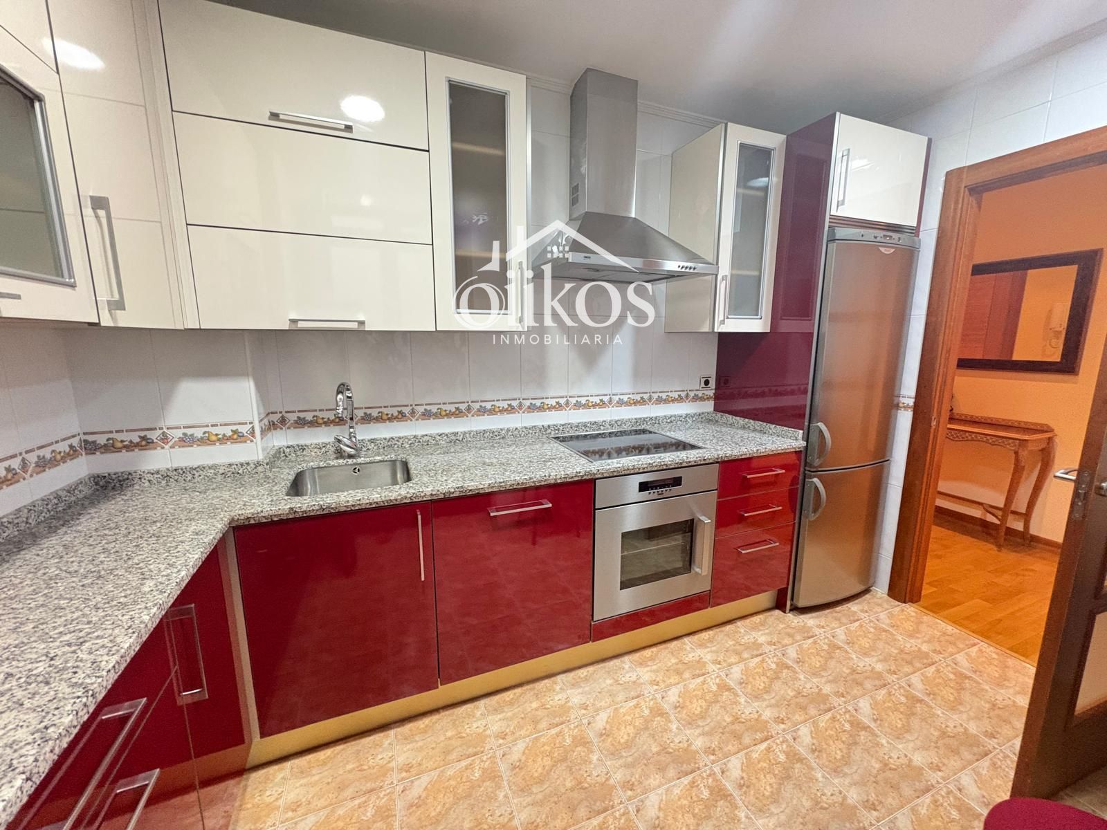 Kitchen of Flat for sale in Salamanca Capital  with Heating and Furnished