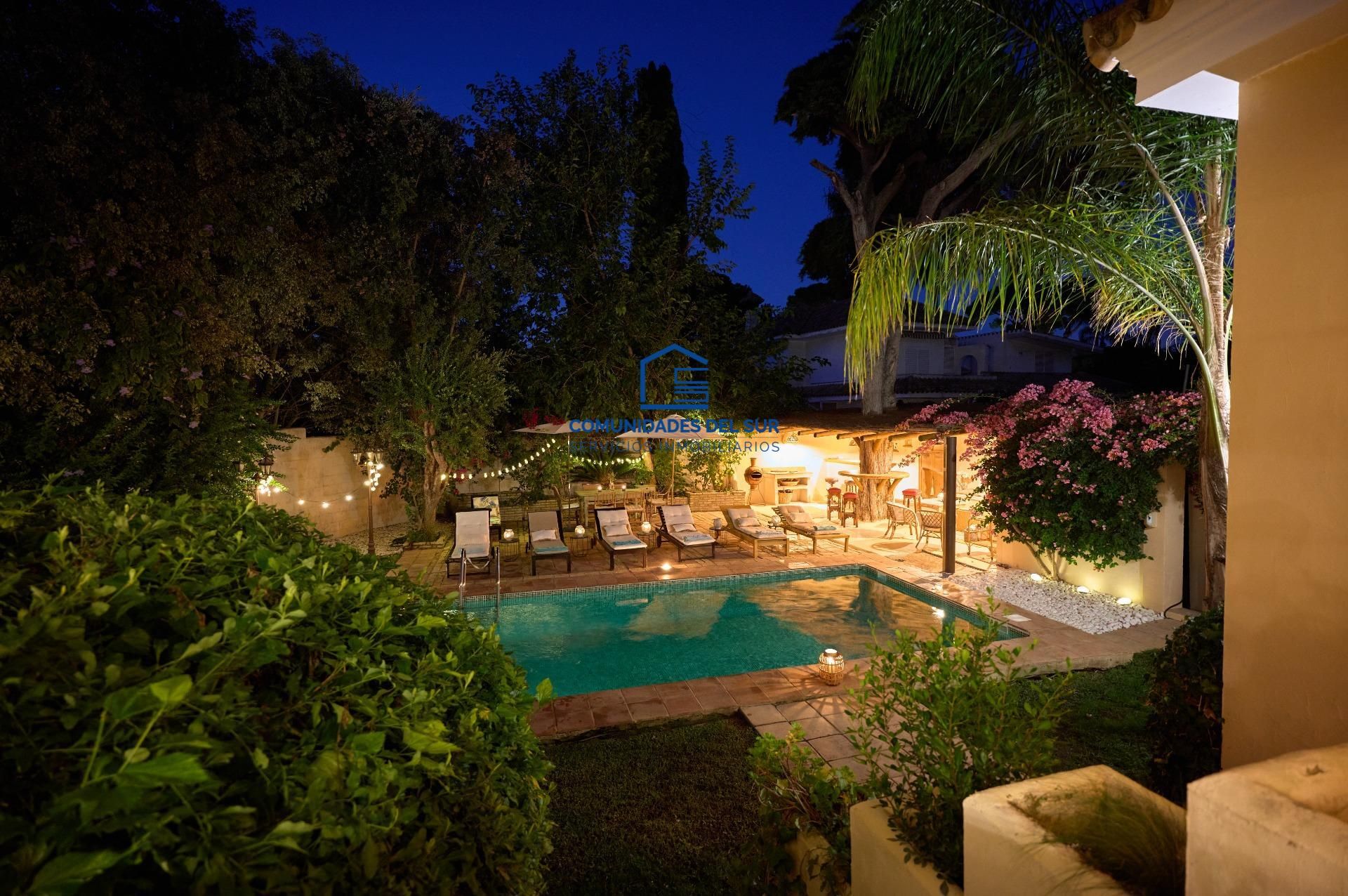 Jardí de Casa o xalet en venda en El Puerto de Santa María amb Aire condicionat, Jardí privat i Terrassa