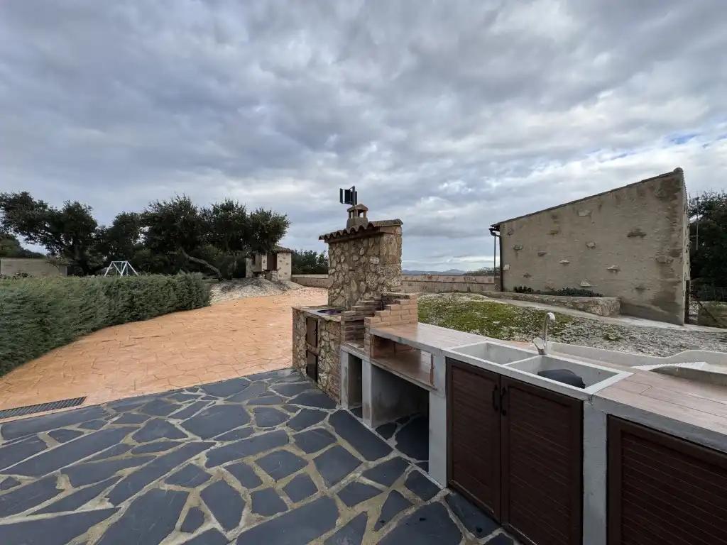 Terraza de Finca rústica en venta en San Vicente de Alcántara con Aire acondicionado y Piscina