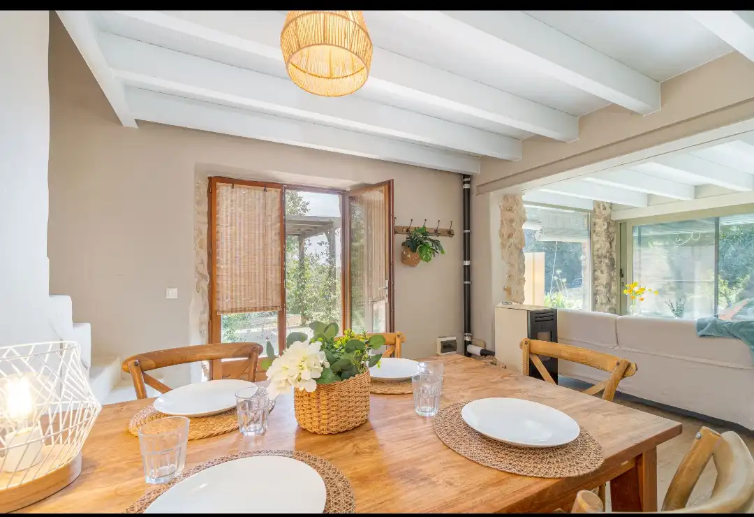Dining room of Country homes for sale in Cistella  with Air Conditioner, Heating and Furnished