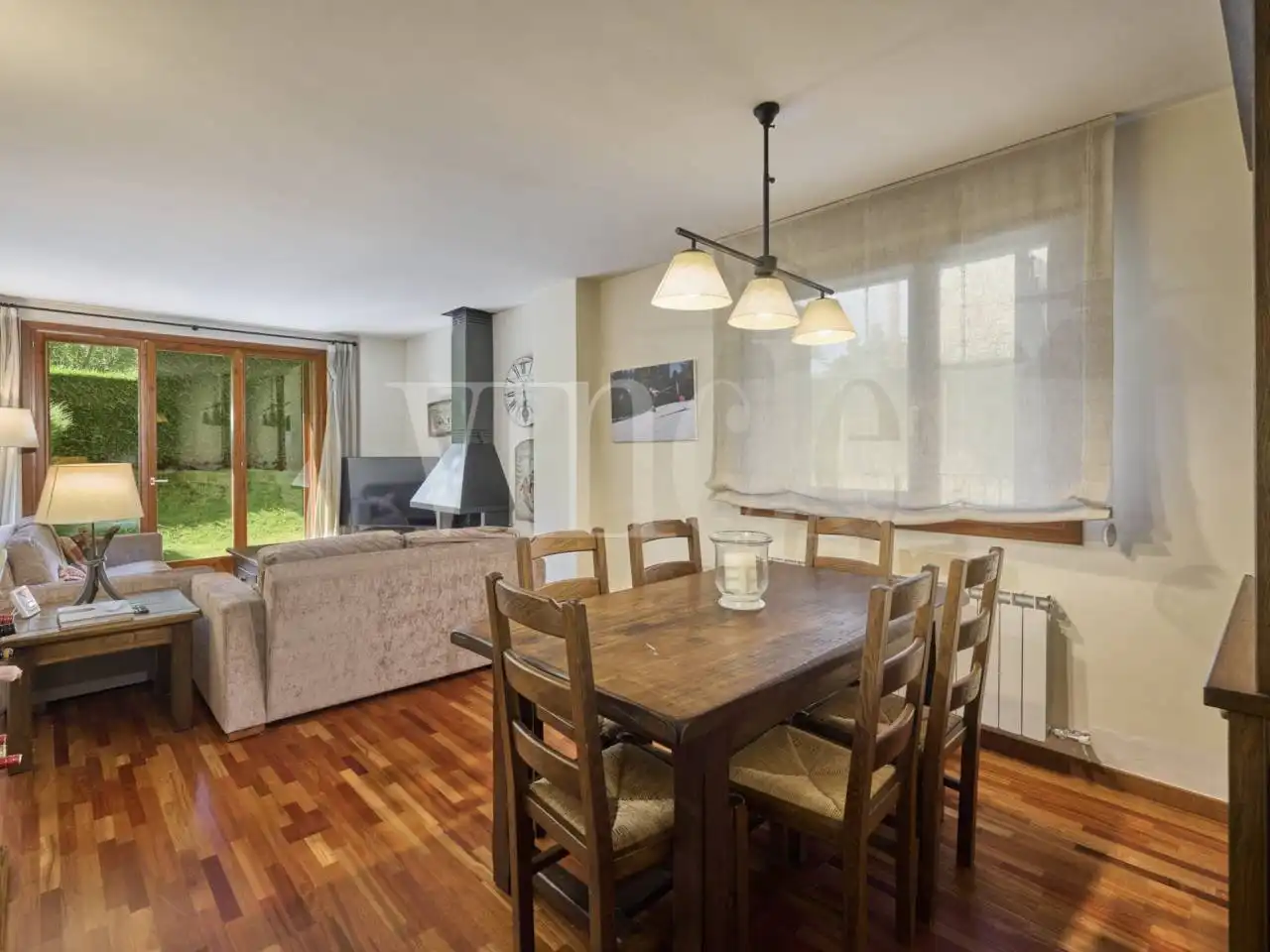Esszimmer von Wohnung zum Verkauf in Llívia mit Heizung, Privatgarten und Parkett