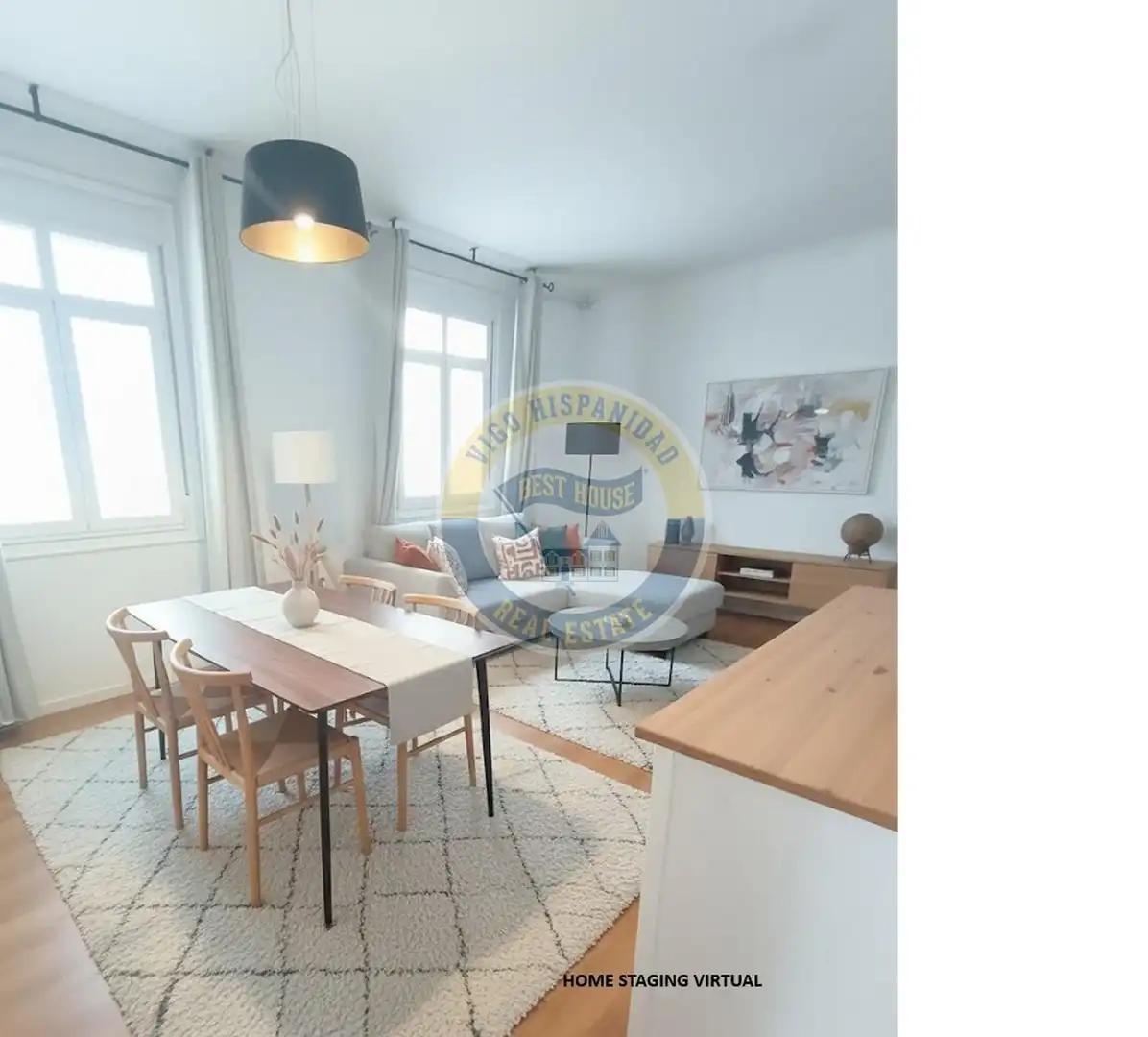 Sala d'estar de Casa o xalet en venda en Vigo  amb Terrassa i Moblat