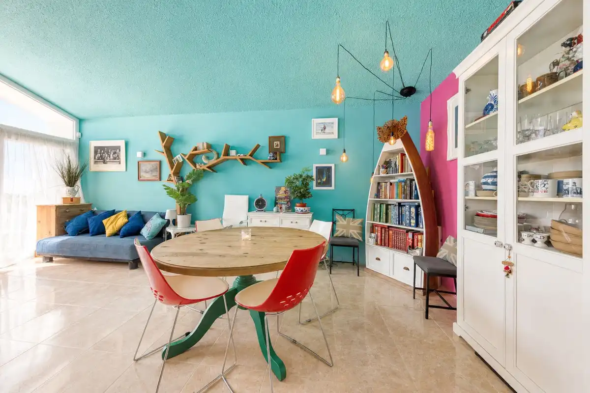Comedor de Casa adosada en venta en Estepona con Aire acondicionado, Jardín privado y Terraza