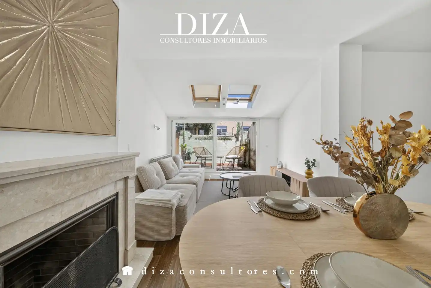 Sala de estar de Ático en venta en Madrid con Aire acondicionado, Calefacción y Terraza