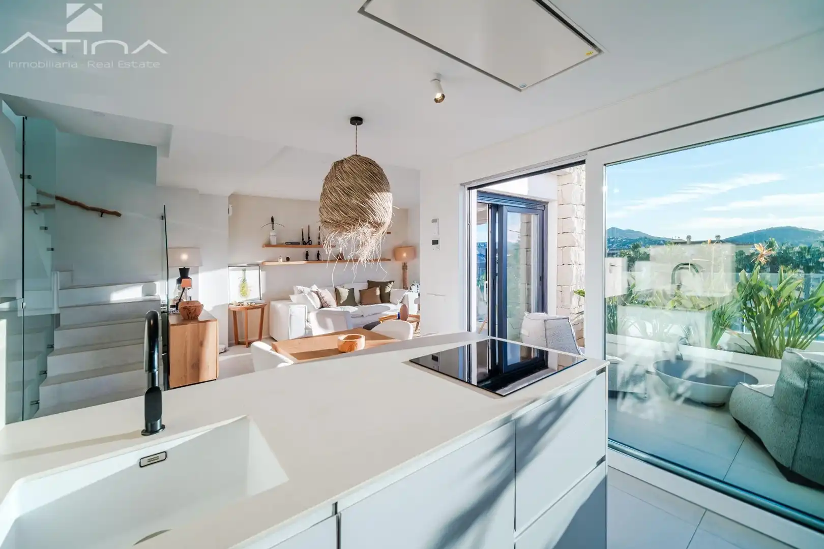 Cocina de Ático en venta en Jávea / Xàbia con Aire acondicionado, Calefacción y Jardín privado