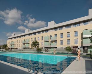 Swimming pool of Flat for sale in Aldeatejada  with Air Conditioner, Heating and Parquet flooring