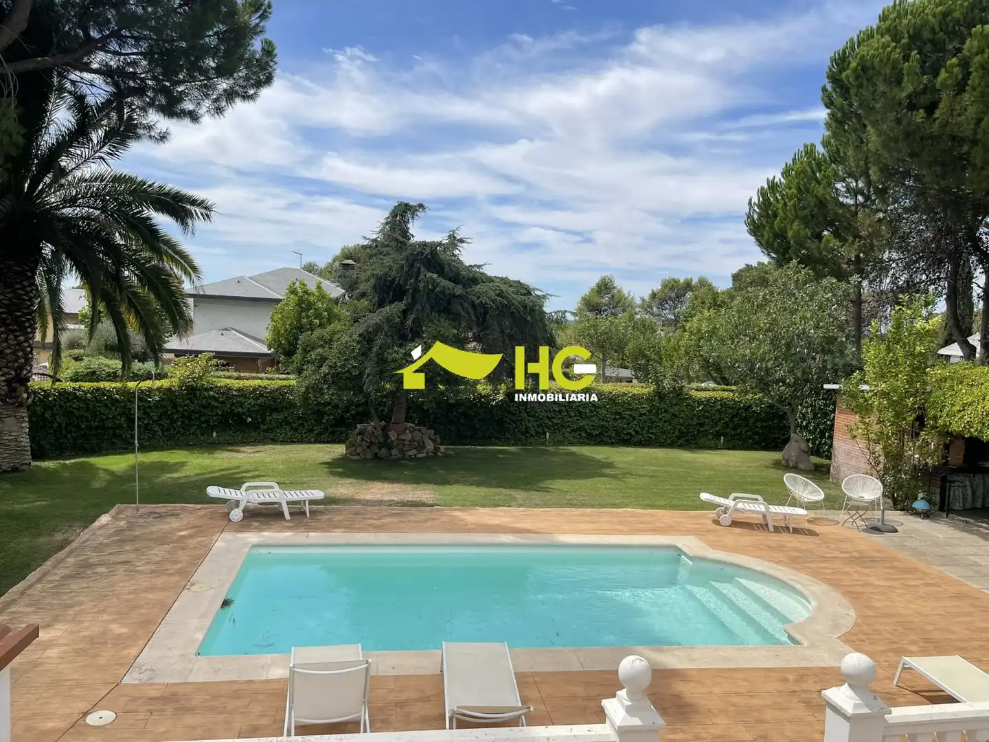 Jardí de Estudi de lloguer en Villaviciosa de Odón amb Aire condicionat, Calefacció i Moblat