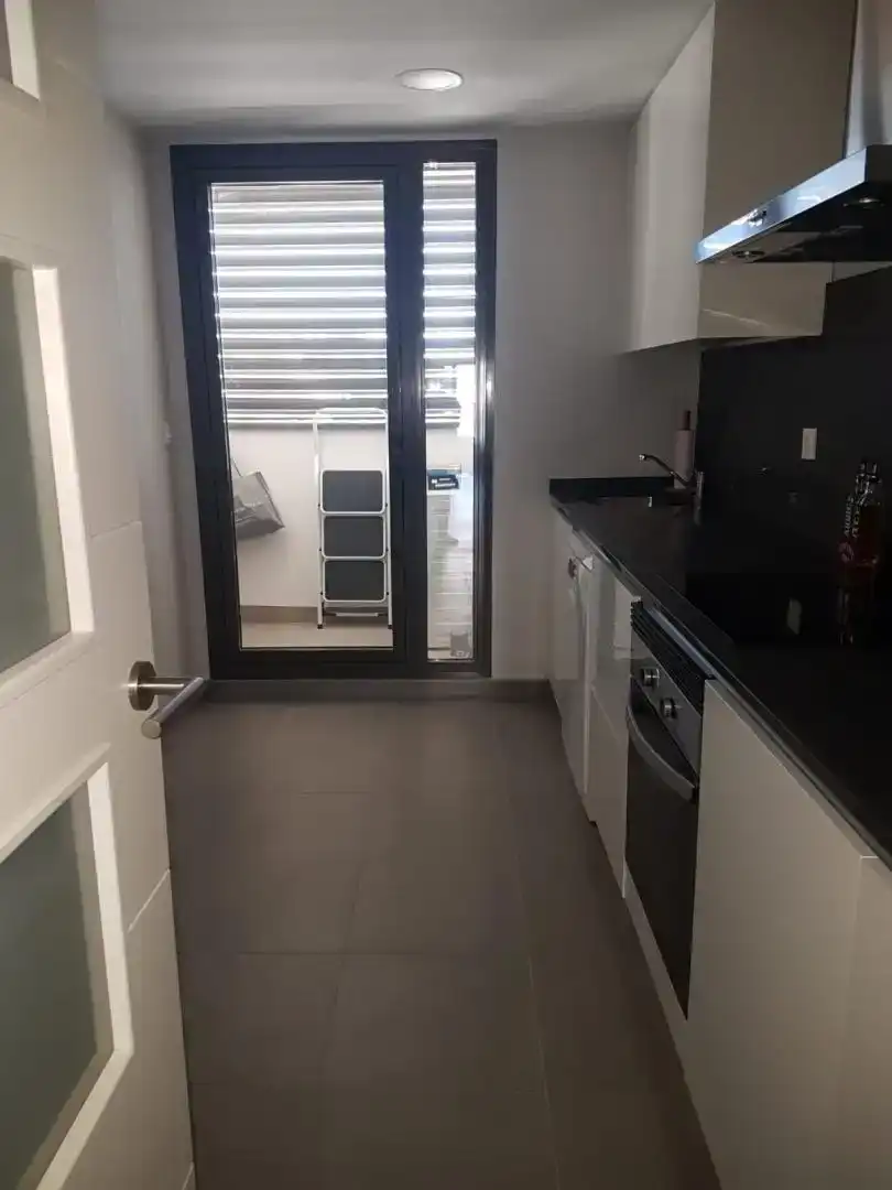 Küche von Wohnung zur Miete in Torremolinos mit Klimaanlage, Schwimmbad und Balkon
