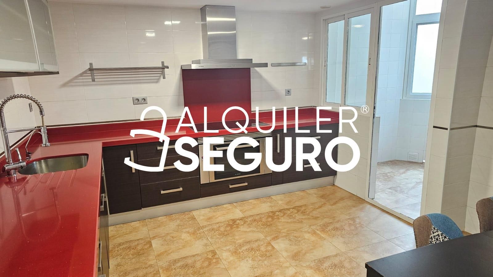 Kitchen of Flat to rent in  Murcia Capital  with Air Conditioner and Heating