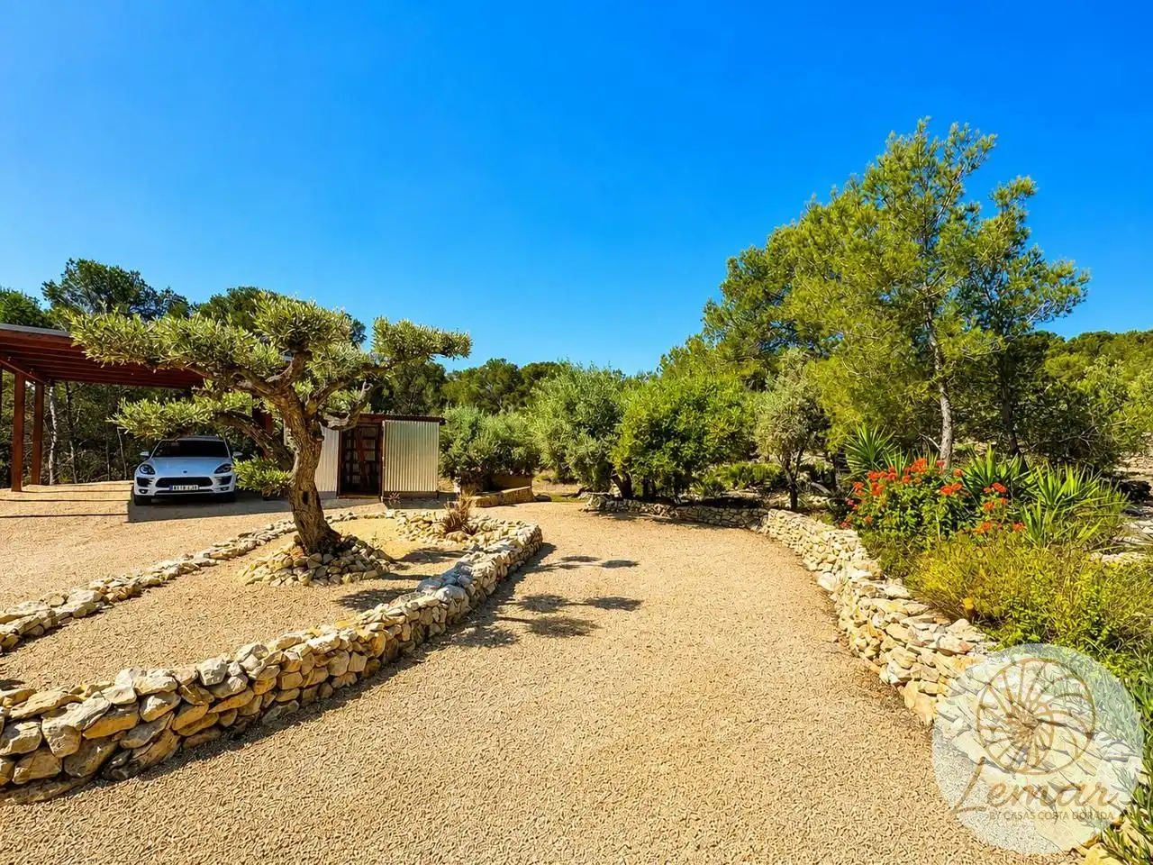 Jardín de Finca rústica en venta en El Perelló con Jardín privado, Terraza y Piscina