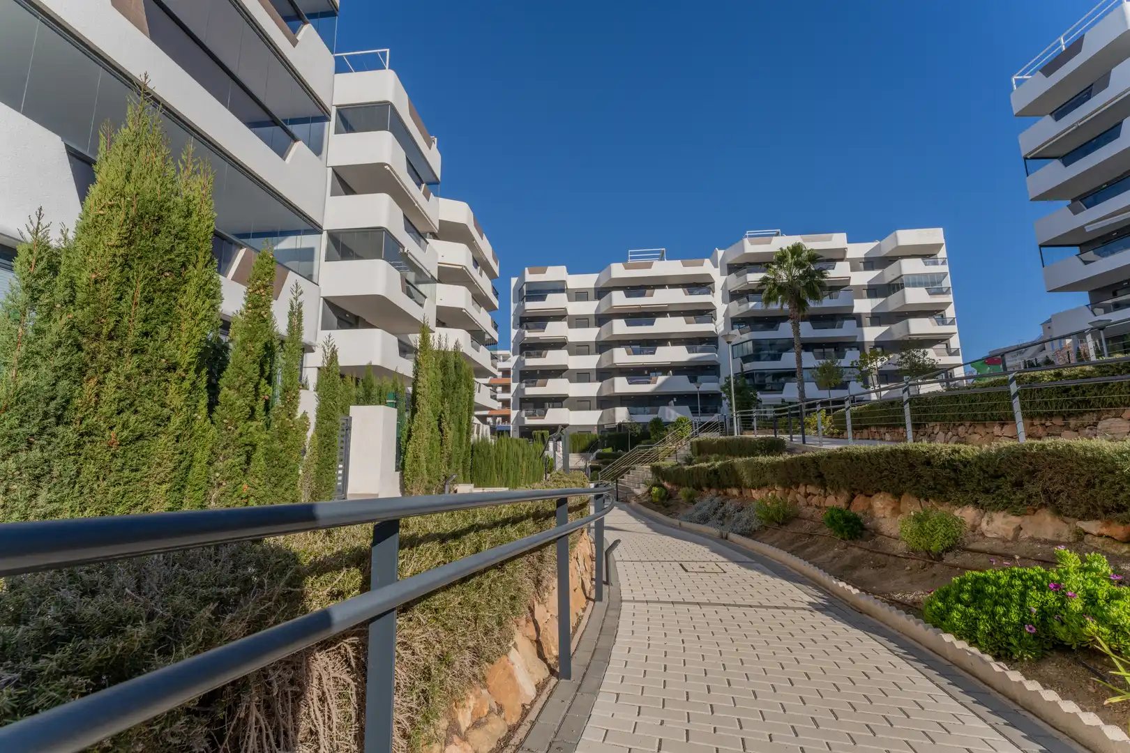 Vista exterior de Apartamento en venta en Elche / Elx con Calefacción, Terraza y Piscina