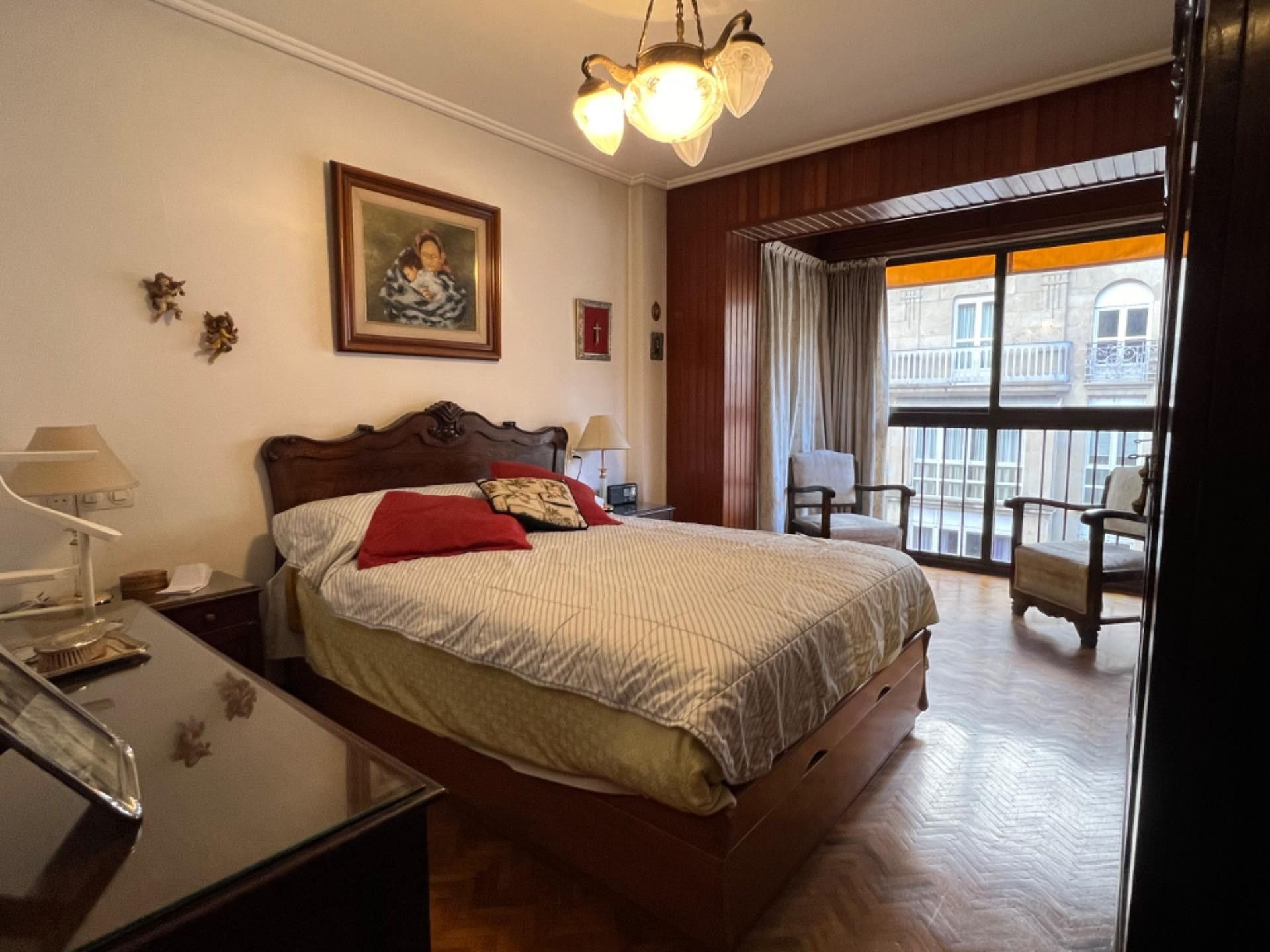 Bedroom of Flat for sale in Ourense Capital   with Heating and Balcony