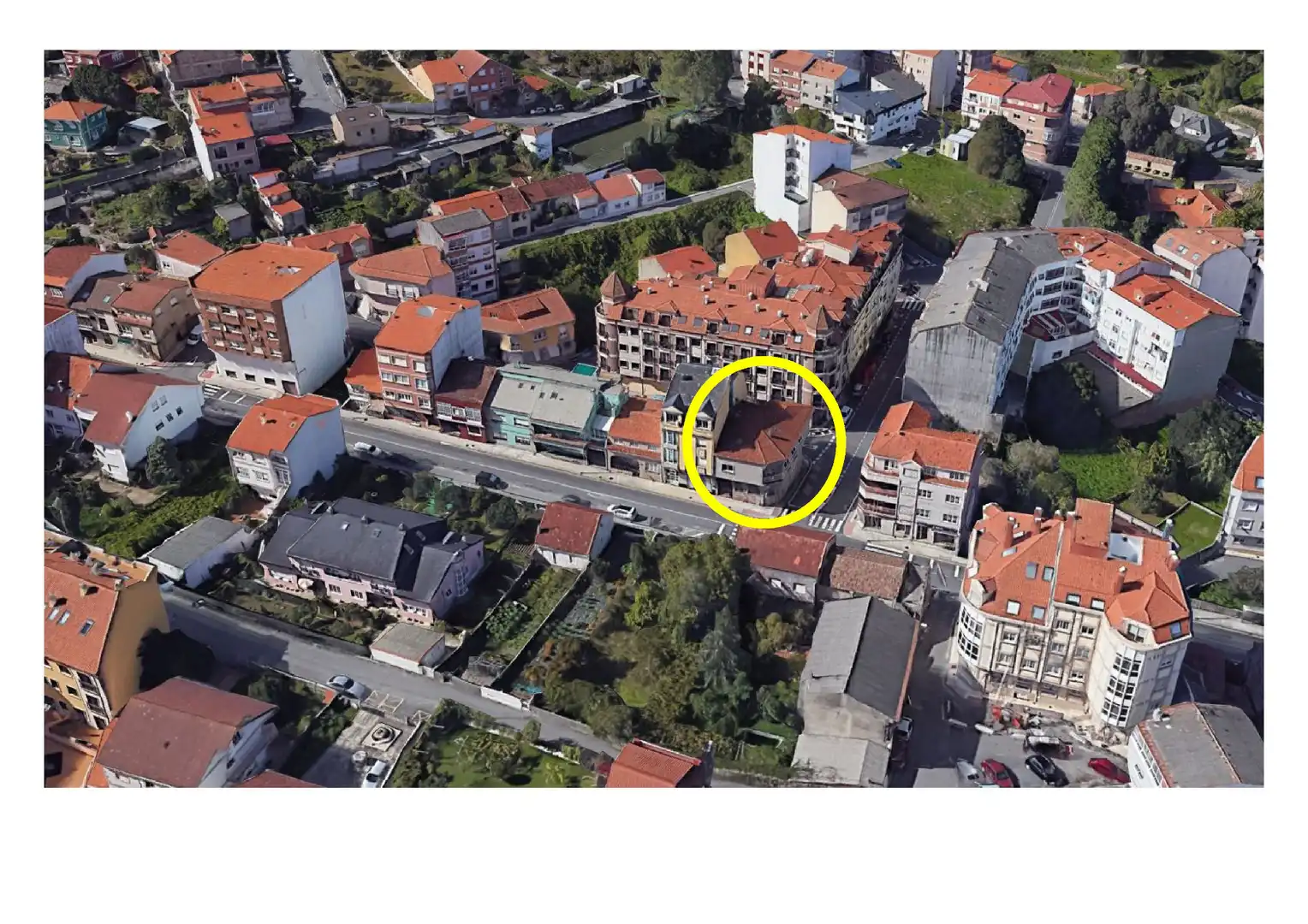 Vista exterior de Edificio en venta en O Grove  