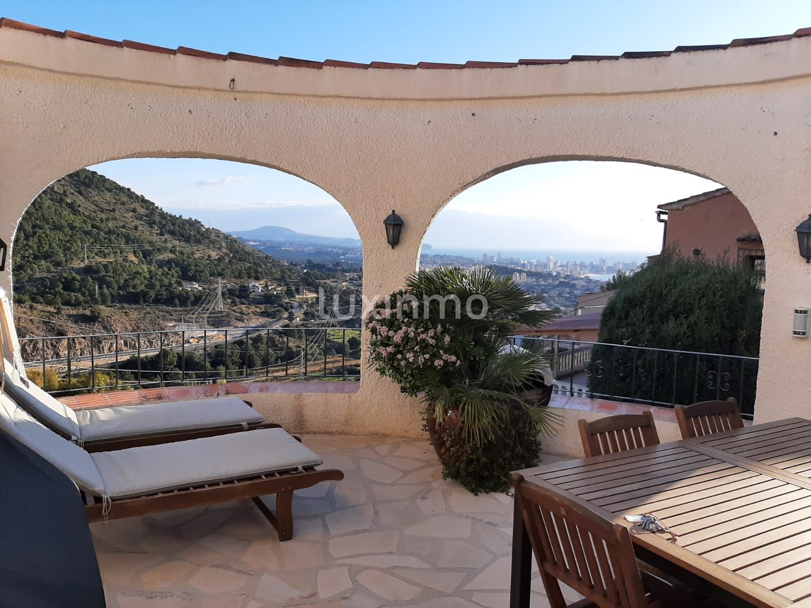 Terrassa de Casa adosada en venda en Calpe / Calp amb Aire condicionat, Calefacció i Terrassa