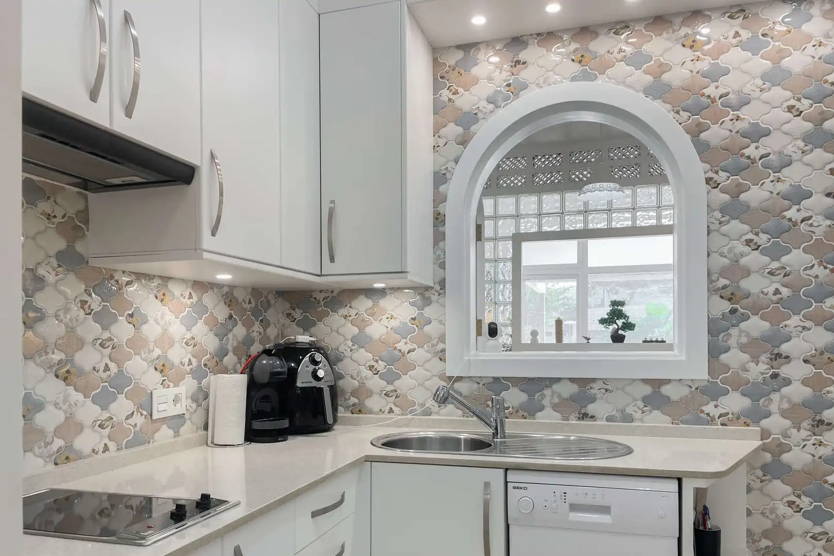 Cocina de Planta baja en venta en Capdepera con Aire acondicionado, Parquet y Terraza