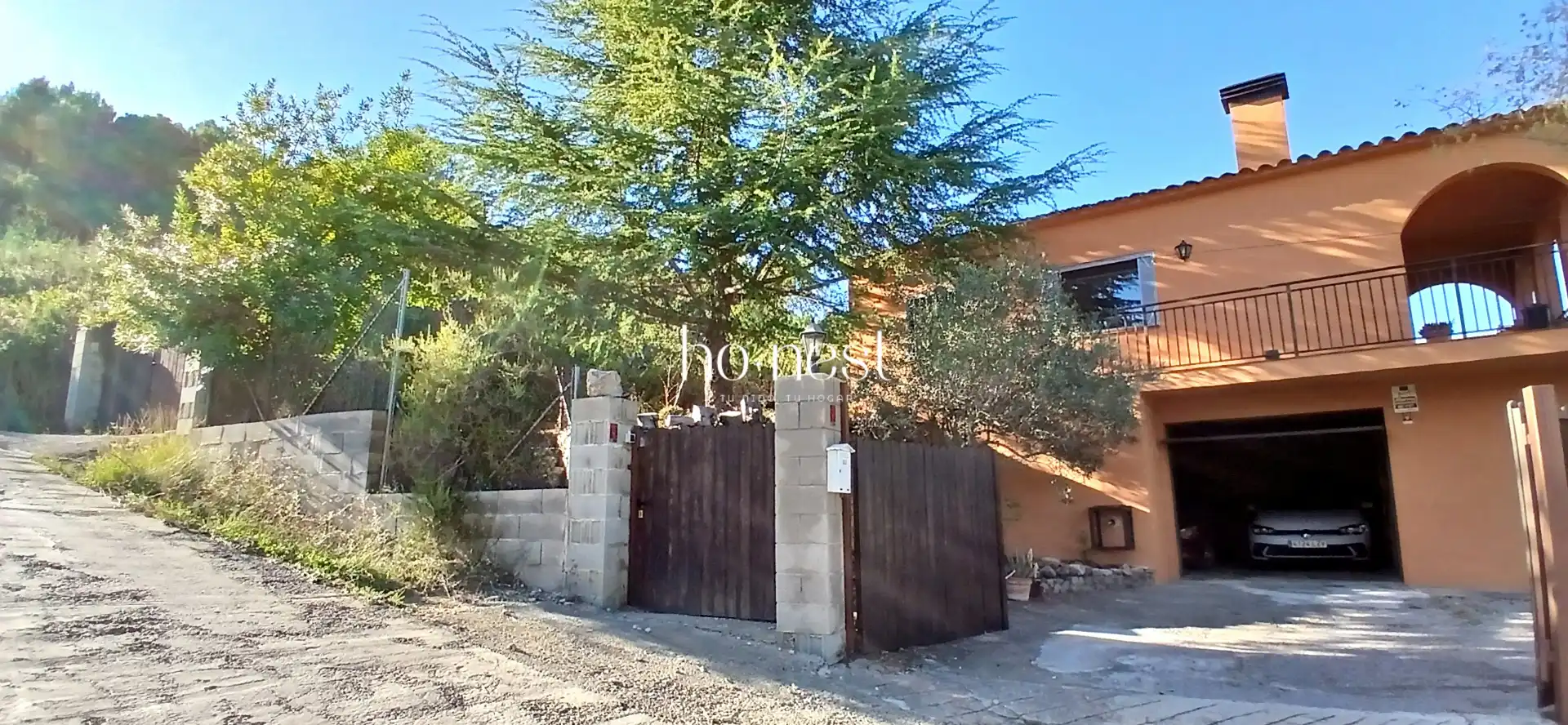 Vista exterior de Casa o xalet en venda en Pontons amb Calefacció, Jardí privat i Terrassa