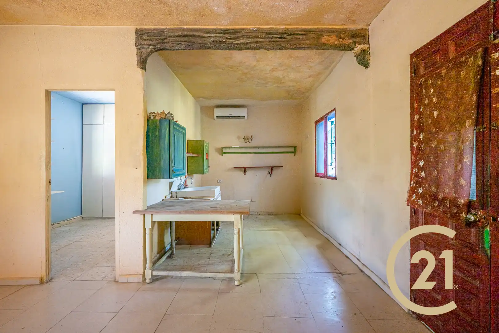 Cocina de Finca rústica en venta en Ojén con Jardín privado, Terraza y Piscina