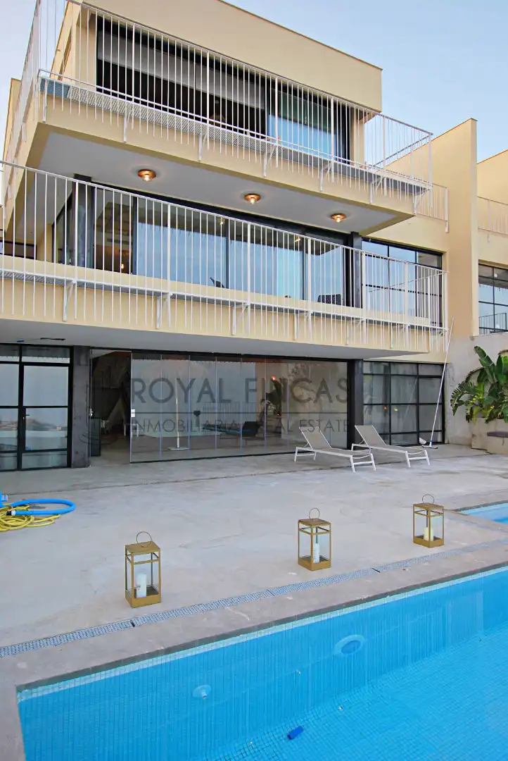 Terrace of Detached homes for sale in Benalmádena  with Air Conditioner, Terrace and Swimming Pool