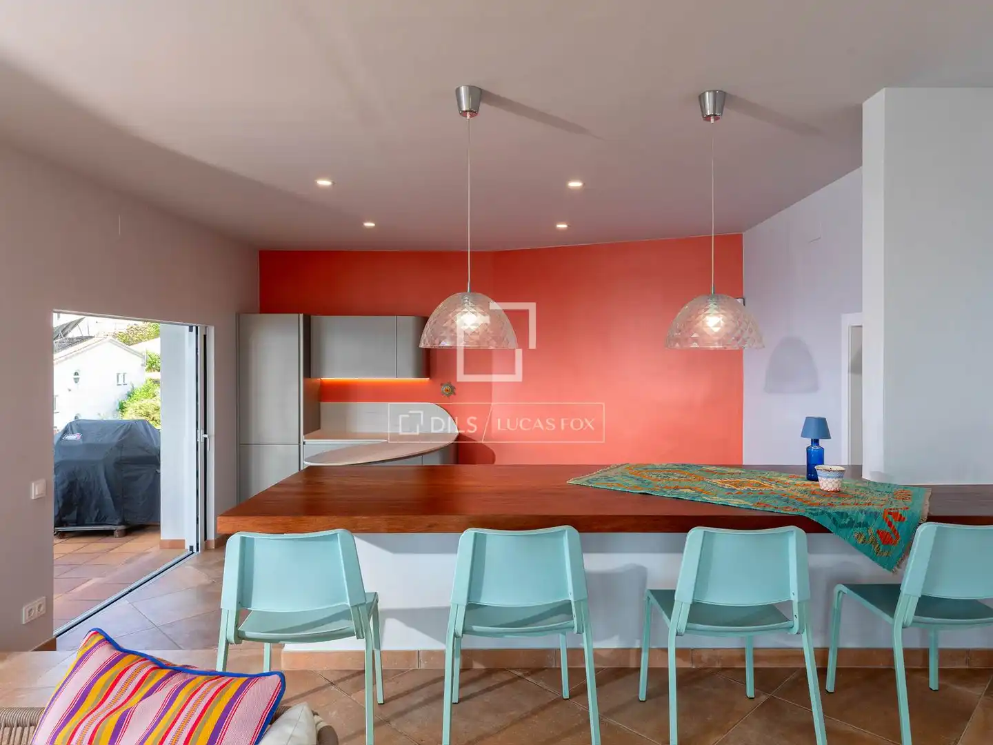 Cuina de Casa o xalet en venda en Lloret de Mar amb Aire condicionat, Jardí privat i Traster