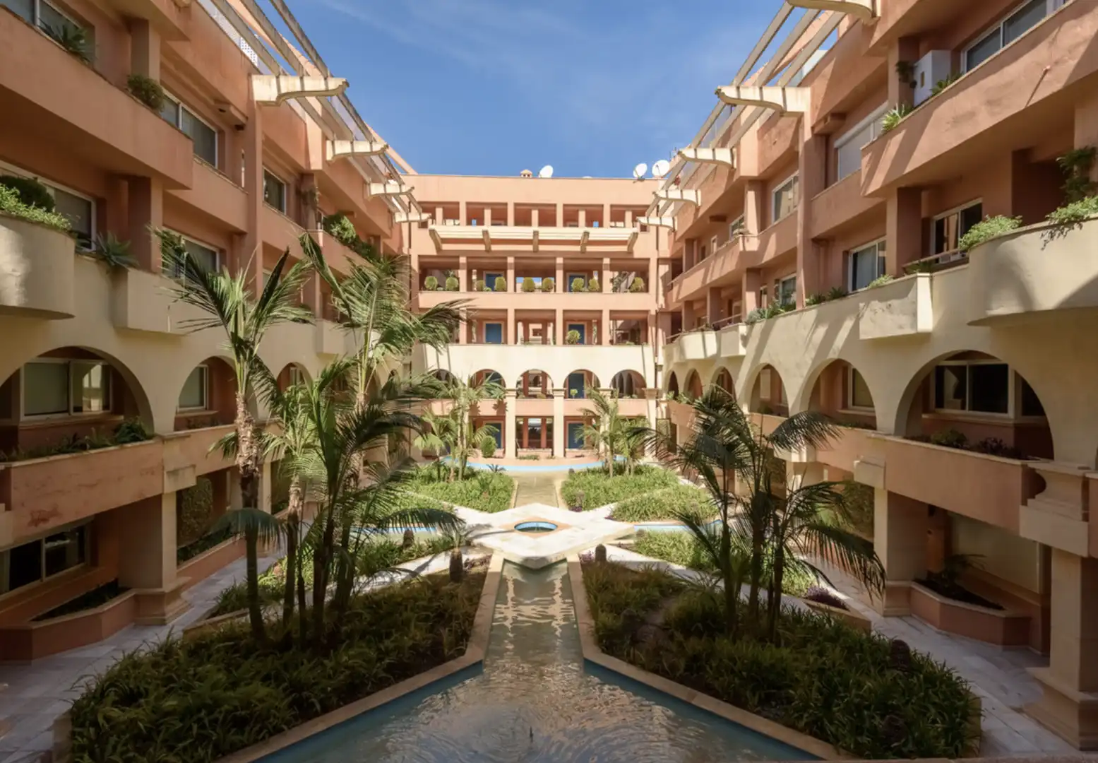 Exterior view of Flat for rent in Marbella  with Air Conditioner, Heating and Private garden