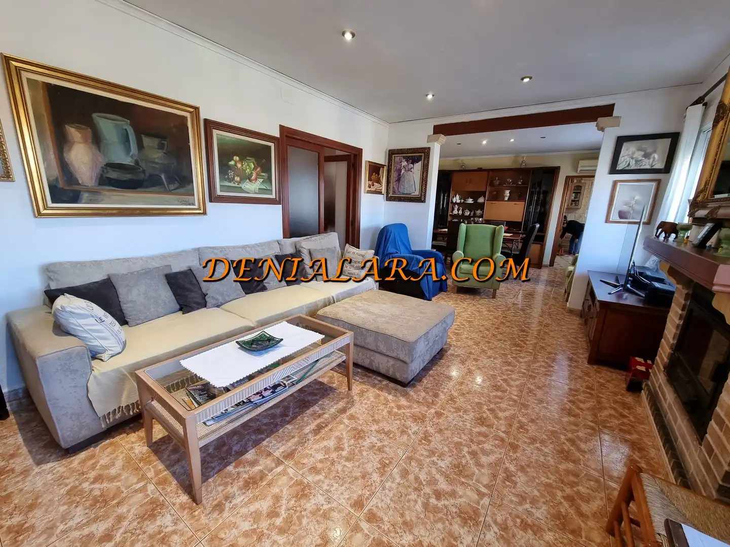 Living room of Houses for sale in Dénia  with Air Conditioner, Private garden and Terrace