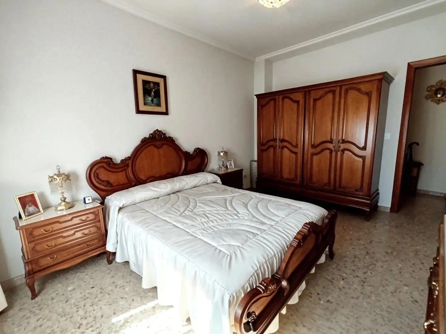 Bedroom of Flat for sale in La Roda  with Heating, Terrace and Storage room