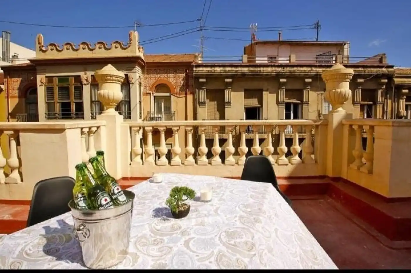 Terraza de Piso de alquiler en Alicante / Alacant con Aire acondicionado, Terraza y Amueblado